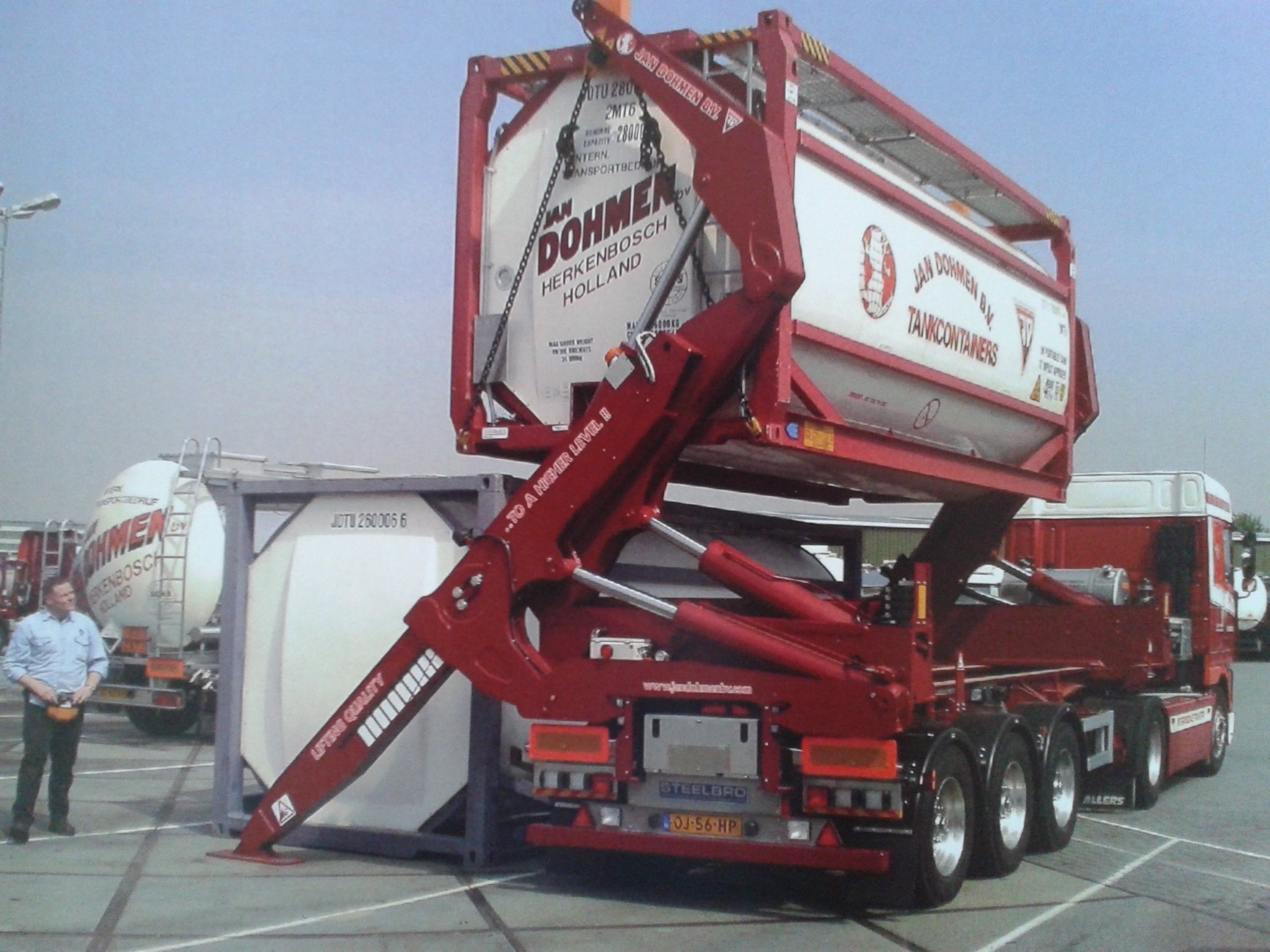 Container Sidelifting Crane Truck