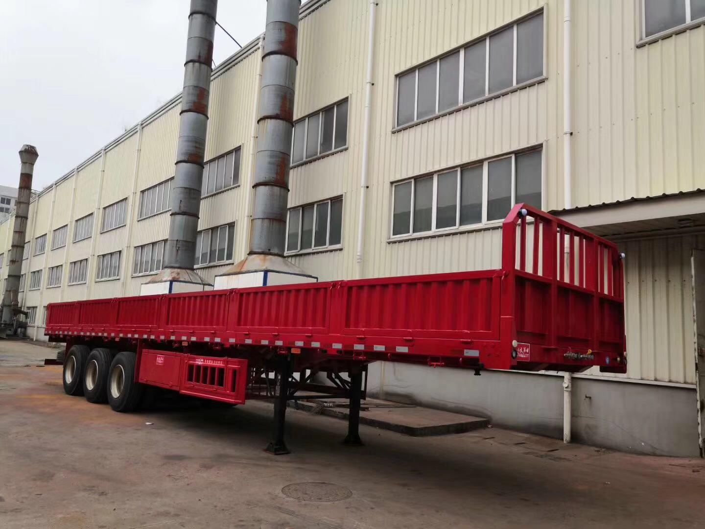 40FT Flat Semi Trailer for ISO Container Transportation