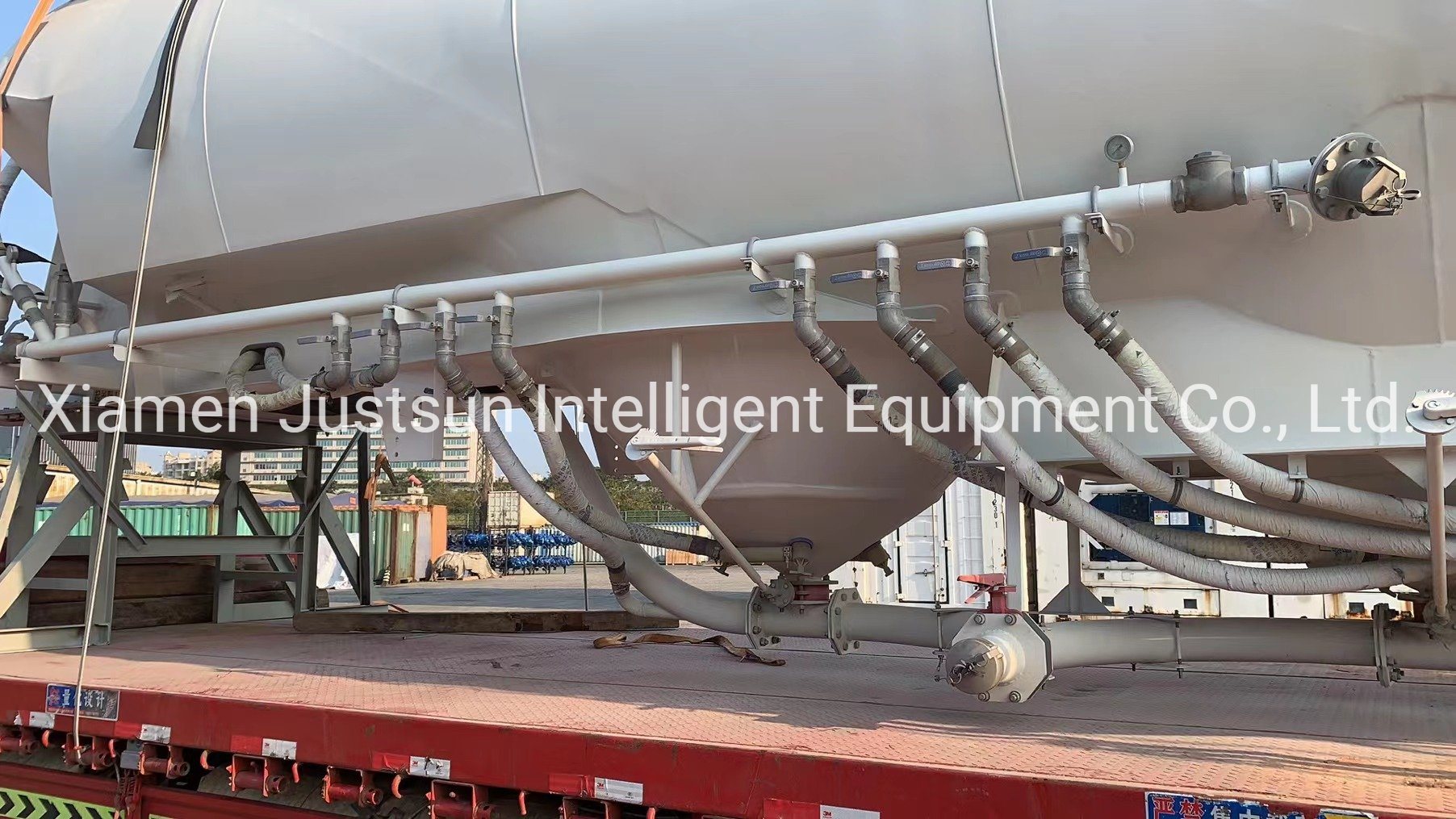 Stainless Steel Bulk Flour Tank Trailer