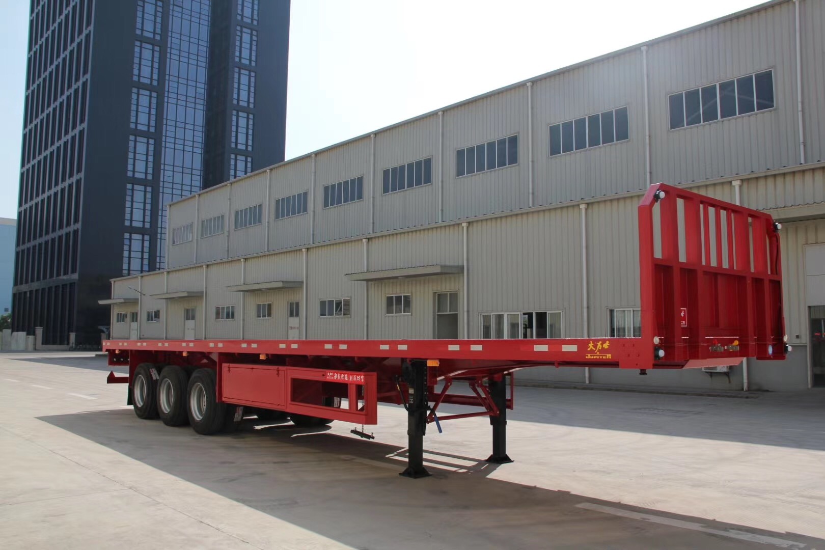Customized 40FT 20FT Container Flatded Transport Semi Truck Trailer
