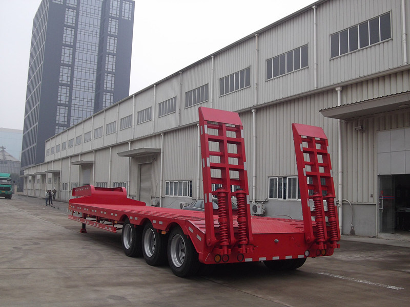 Customized 3axle Lowbed Container Semi Trailer