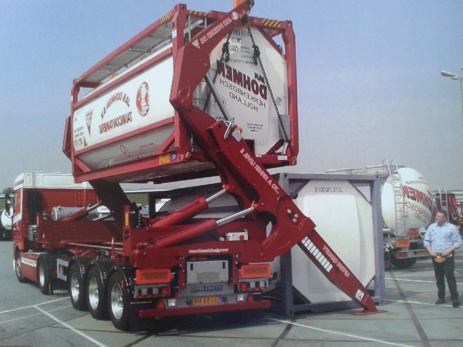 20FT/40FT Container Side Lifter Crane for Sale