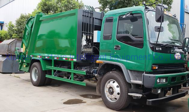 Isuzu 6X4 Garbage Compactor Truck 8cbm